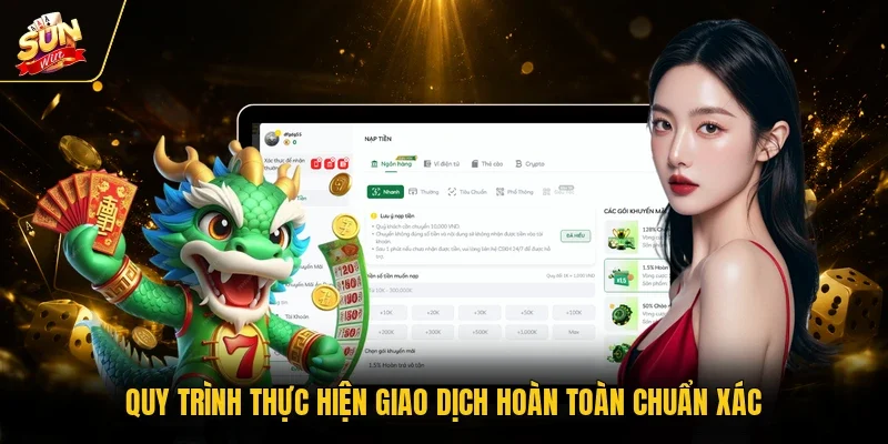 Quy trình thực hiện giao dịch hoàn toàn chuẩn xác